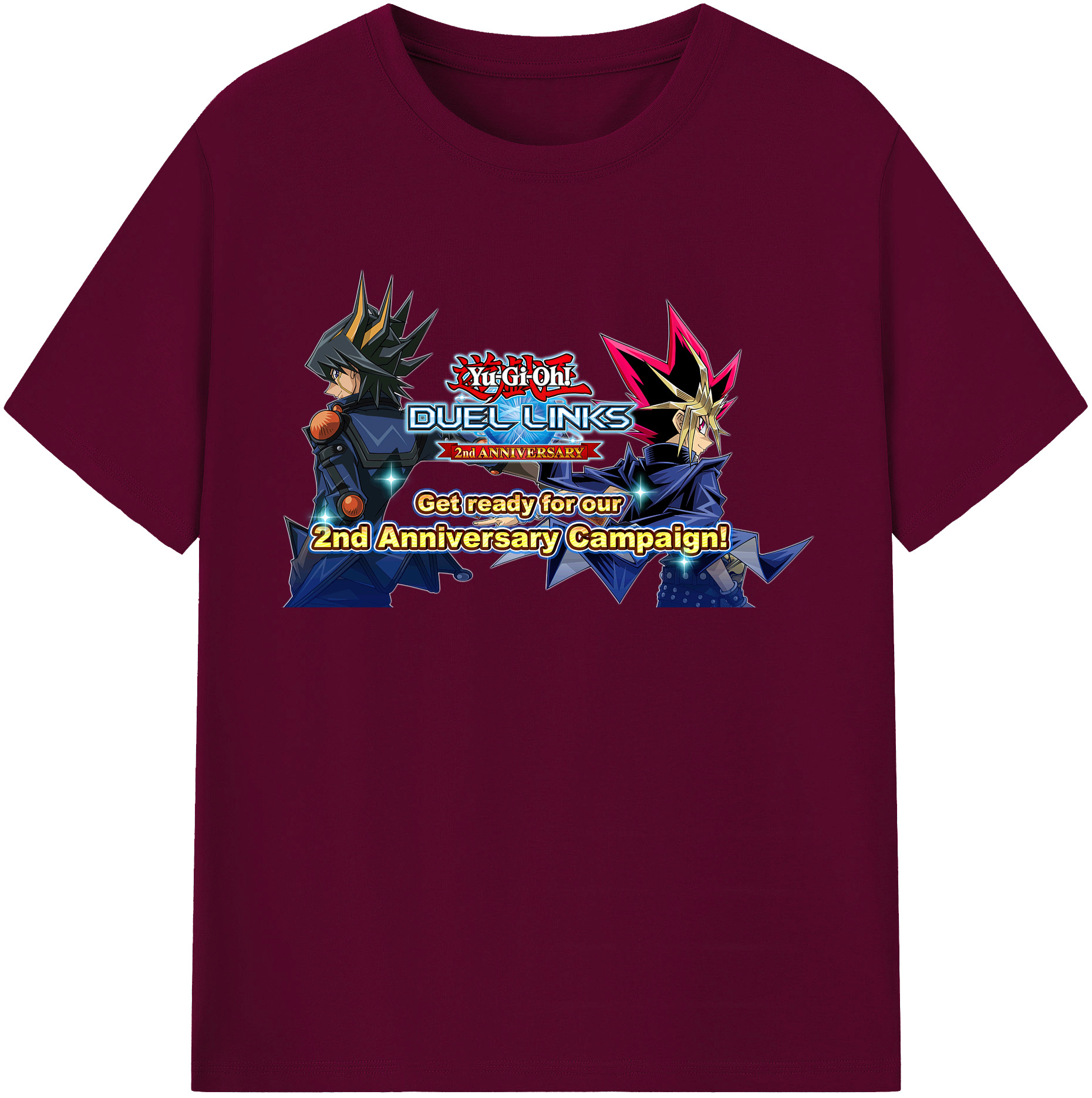（画像用） 遊☆戯☆王 Yu-Gi-Oh! レディースカジュアルプリントTシャツ（綿100％）